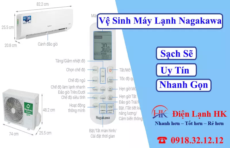 Bật Mí Cách Vệ Sinh Máy Lạnh Nagakawa Tại Nhà - Nhanh Và Sạch Lợi ích vượt trội khi bảo dưỡng máy lạnh Nagakawa thường xuyên