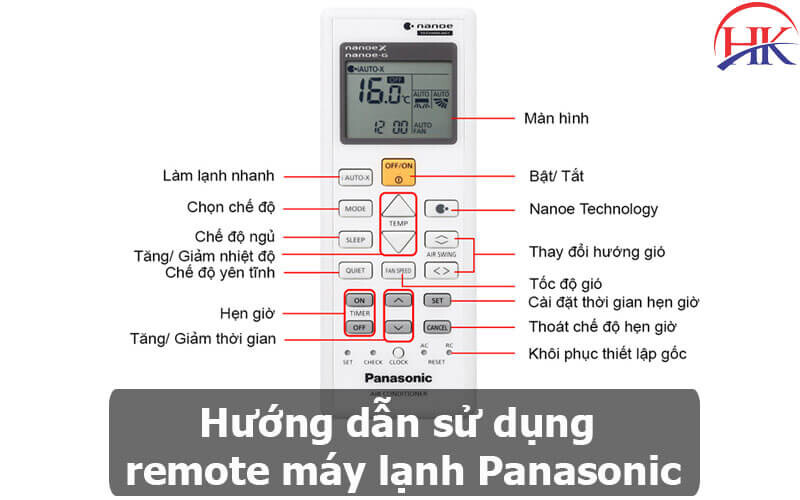 Hướng Dẫn Sử Dụng Remote Máy Lạnh Panasonic