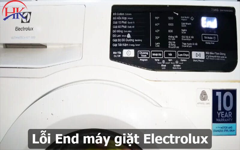 Lỗi End Máy Giặt Electrolux