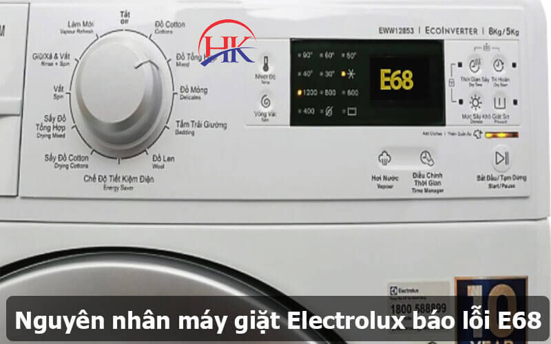 Máy Giặt Electrolux Báo Lỗi E68