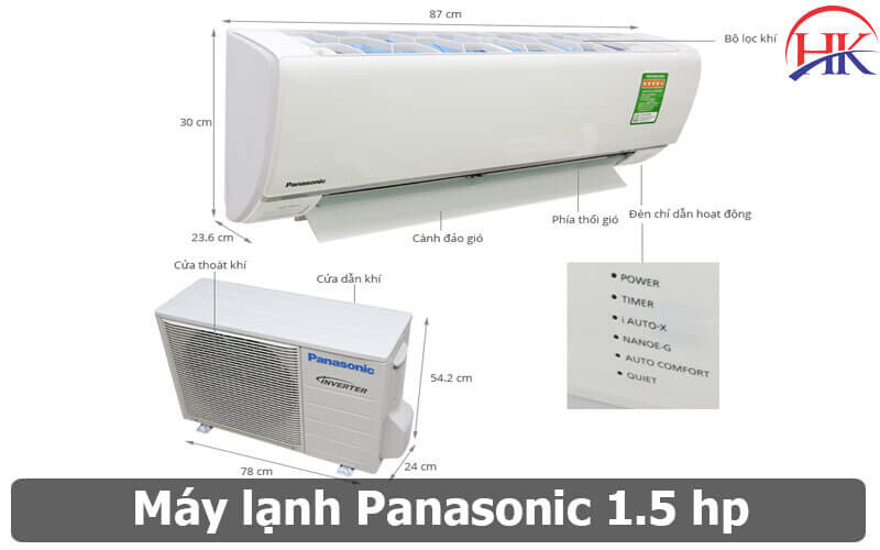 Máy Lạnh Panasonic 1,5 Hp