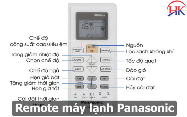 Remote Máy Lạnh Panasonic