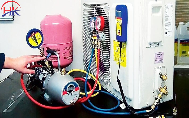 Điện Lạnh HK hỗ trợ sạc gas máy lạnh tại nhà