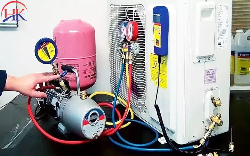 Cách Đọc Đồng Hồ Đo Gas Máy Lạnh Có Khó? Hướng Dẫn Siêu Dễ Đây Điện Lạnh HK hỗ trợ sạc gas máy lạnh tại nhà