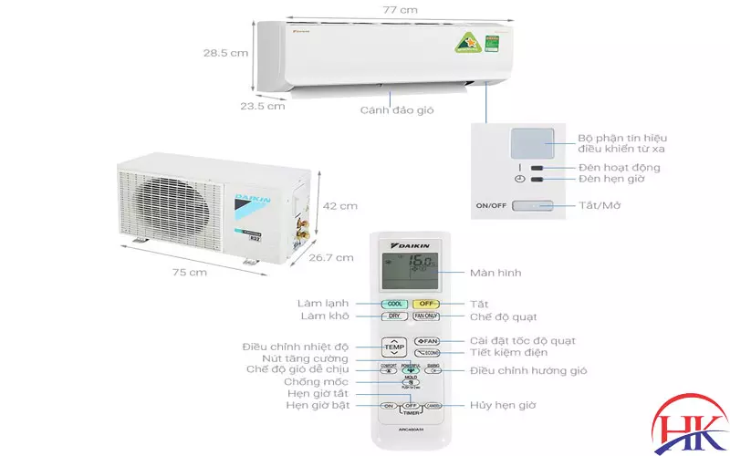 Top 6 Máy Lạnh Daikin 1Hp Inverter Tốt Nhất Hiện Nay! Xem Ngay Máy Lạnh 2 Chiều Daikin Inverter 1 Hp Fthf25vavmv