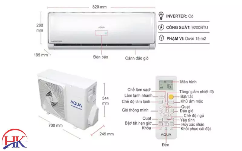 Đừng Mua Máy Lạnh Aqua 1HP Nếu Chưa Biết Những Bí Quyết Sau Đây Máy Lạnh Aqua Inverter 1 Hp Aqa Kcrv10th
