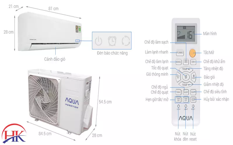 Đừng Mua Máy Lạnh Aqua 1HP Nếu Chưa Biết Những Bí Quyết Sau Đây Máy Lạnh Aqua Inverter 1hp Aqa Kcrv9wnz