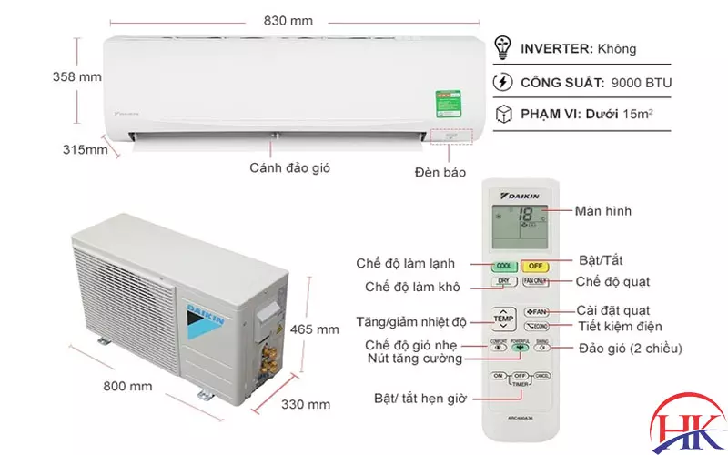 Top 6 Máy Lạnh Daikin 1Hp Inverter Tốt Nhất Hiện Nay! Xem Ngay Máy Lạnh Daikin Inverter 1 Hp Atkf25xvmv