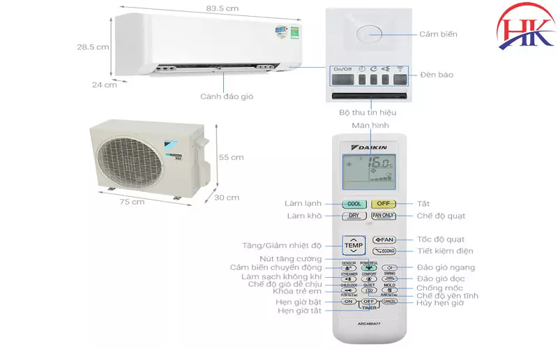 Top 6 Máy Lạnh Daikin 1Hp Inverter Tốt Nhất Hiện Nay! Xem Ngay Máy Lạnh Daikin Inverter 1 Hp Ftky25wmvmv