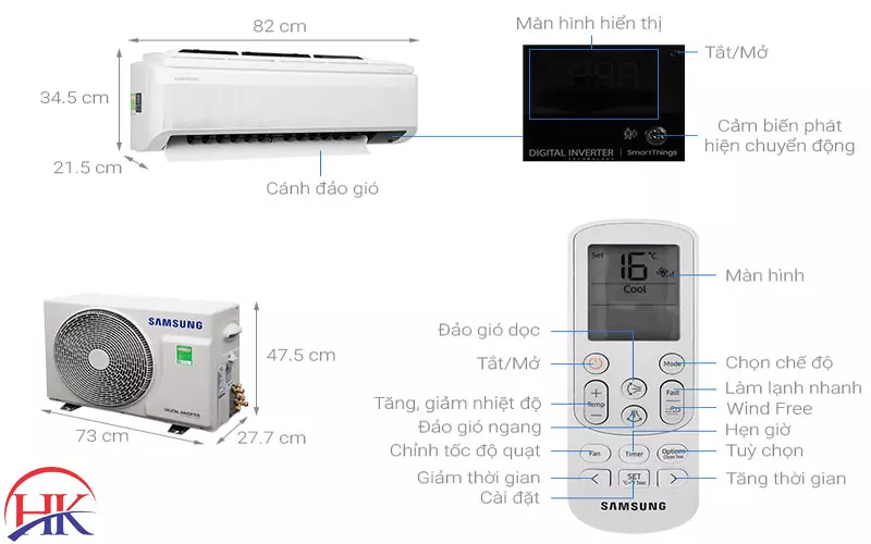 Top 4 Máy Lạnh Samsung 1HP Và Cuộc Đua Công Nghệ Tiết Kiệm Điện Máy lạnh Samsung 1 HP AR10TYAACWKNSV