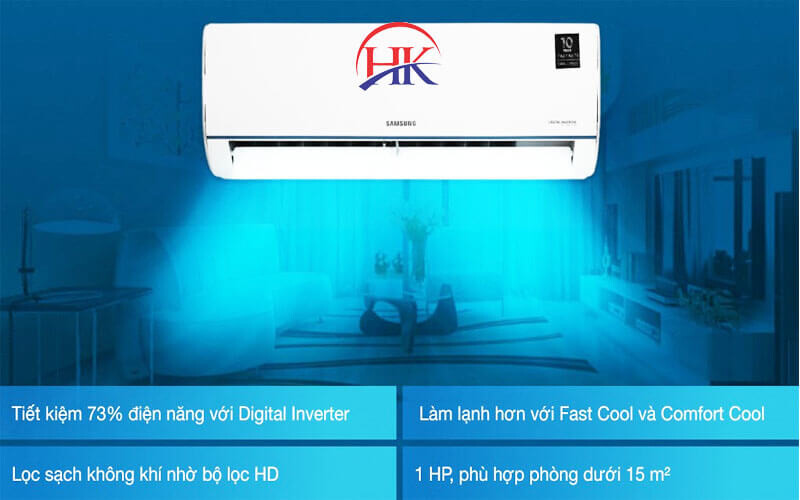 Máy Lạnh Samsung Inverter 1 Hp Ar09tyhqasinsv