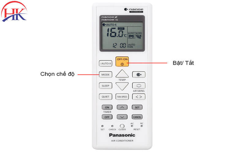 Hướng dẫn sử dụng remote máy lạnh Panasonic Inverter