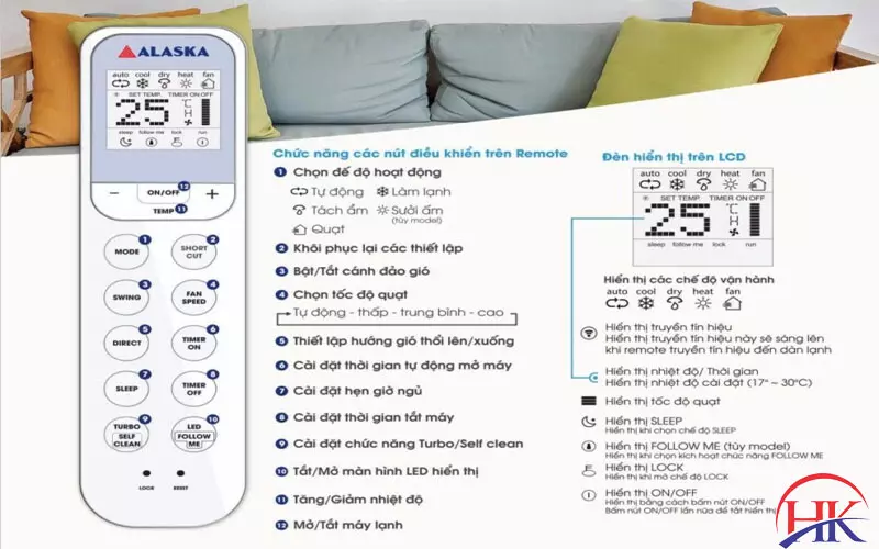 Mẹo Sử Dụng Remote Máy Lạnh Alaska Mà Thợ Chưa Nói Bạn