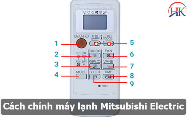 Cách Chỉnh Máy Lạnh Mitsubishi Electric