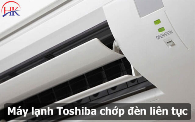 Máy Lạnh Toshiba Chớp đèn Liên Tục