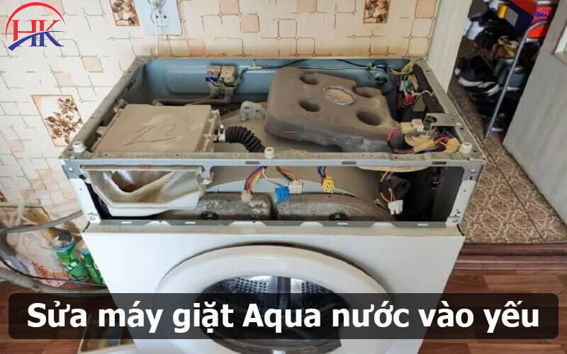 Sửa máy giặt Aqua vào nước yếu
