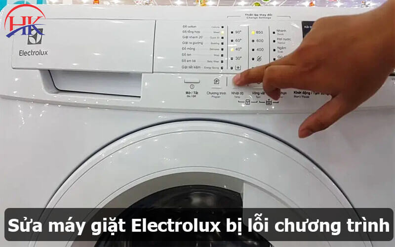 Sửa máy giặt Electrolux bị lỗi chương trình
