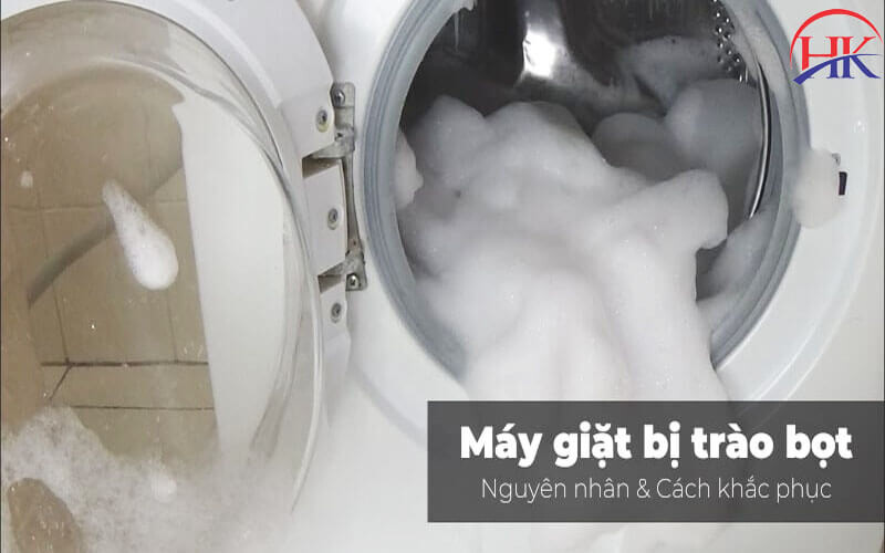 Cách xử lý máy giặt Electrolux trào bọt