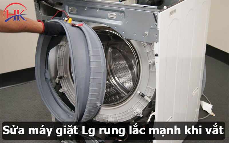 Sửa máy giặt Lg bị rung lắc mạnh khi vắt