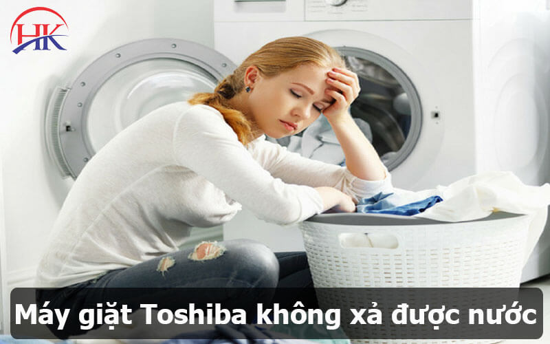 Máy giặt Toshiba không xả được nước