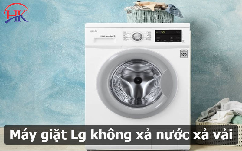 Máy giặt Lg không xả nước xả vải