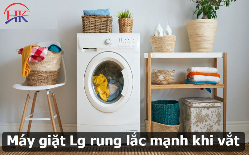 Máy giặt Lg rung lắc mạnh khi vắt
