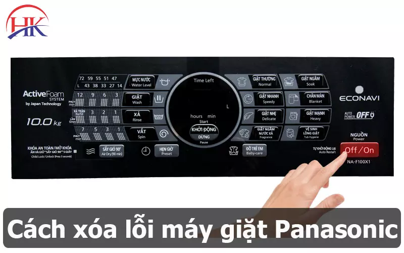 Hướng Dẫn Chi Tiết Cách Reset Máy Giặt Panasonic Và Khắc Phục Lỗi! Cách xóa lỗi máy giặt Panasonic