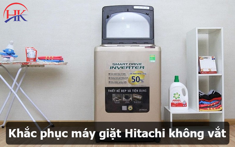 Khắc phục máy giặt Hitachi không vắt