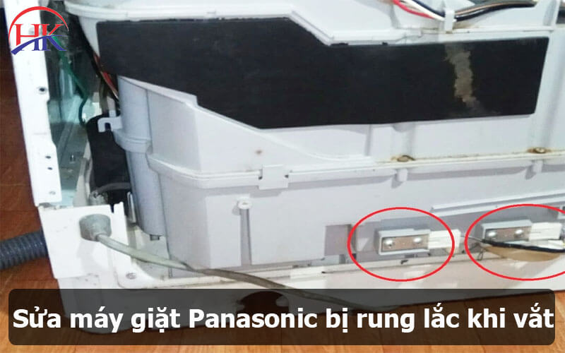 Sửa máy giặt Panasonic bị rung lắc mạnh khi vắt