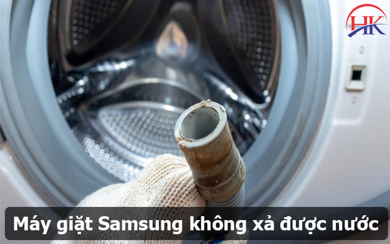 Máy giặt Samsung không xả được nước