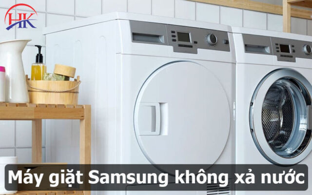 Máy giặt Samsung không xả nước