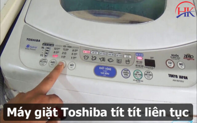 Máy giặt Toshiba kêu tít tít liên tục