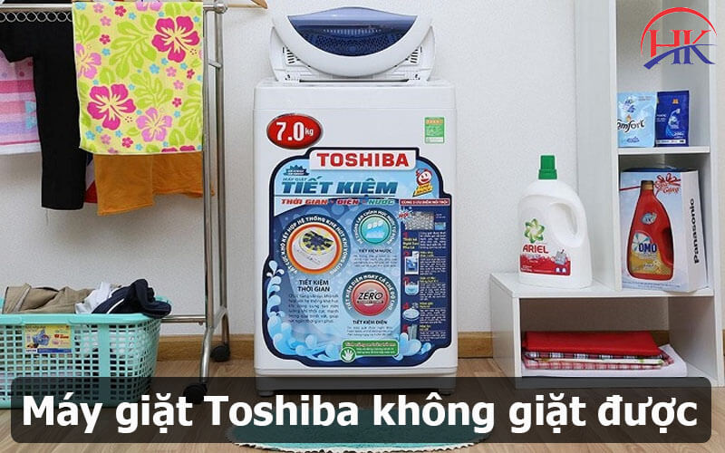 Máy giặt Toshiba không giặt được