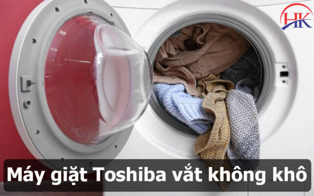 Máy giặt Toshiba vắt không khô