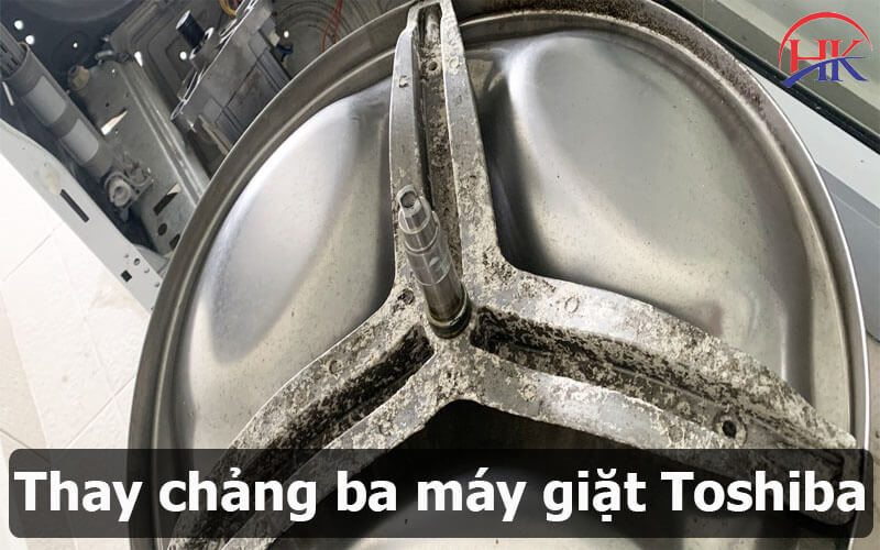Dịch vụ thay chảng ba máy giặt Toshiba tại Điện Lạnh HK