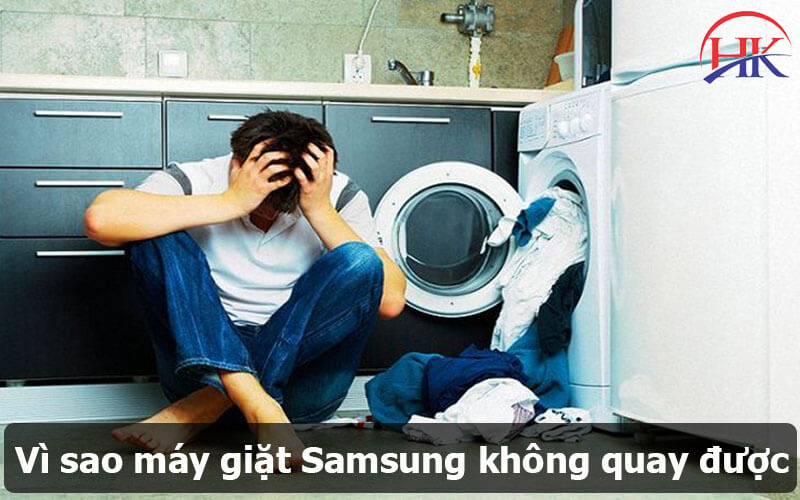 Vi sao máy giặt Samsung không quay được
