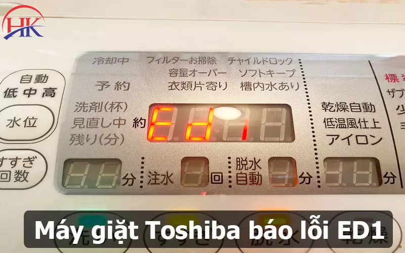 Chia Sẻ Kinh Nghiệm Sửa Lỗi Ed1 Máy Giặt Toshiba Từ Chuyên Gia! Máy giặt Toshiba báo lỗi ED1