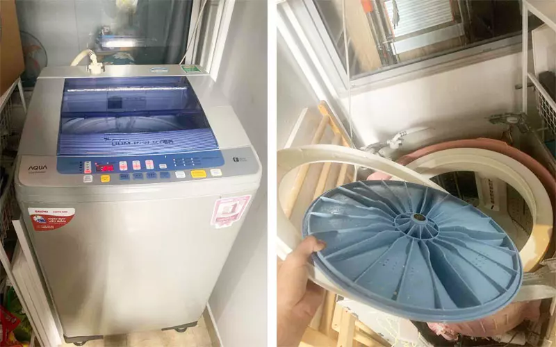 Vệ Sinh Máy Giặt Aqua: Đừng Bỏ Qua 6 Bước Quan Trọng Này vệ sinh máy giặt Aqua cửa trên